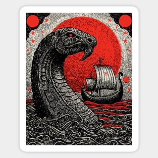 Norse Mythology - Jörmungandr the World Serpent Sticker